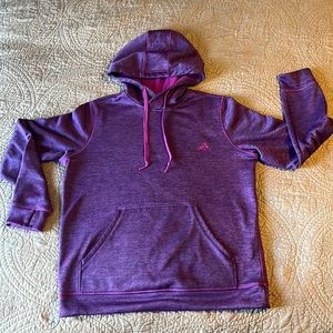 Adidas Climawarm purple Hoodie Women’s Large